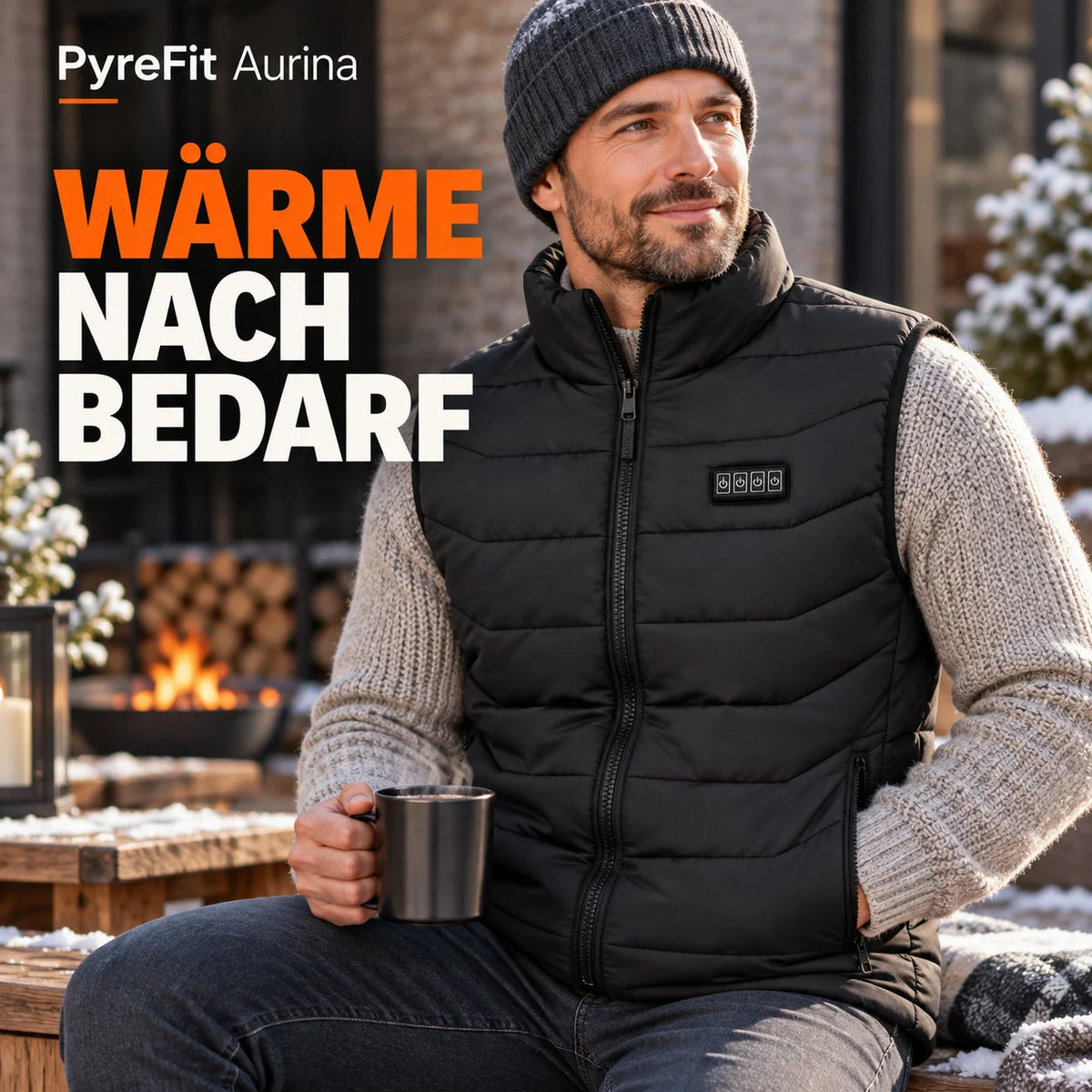 PyreFit Aurina – Pause im offenen Hof