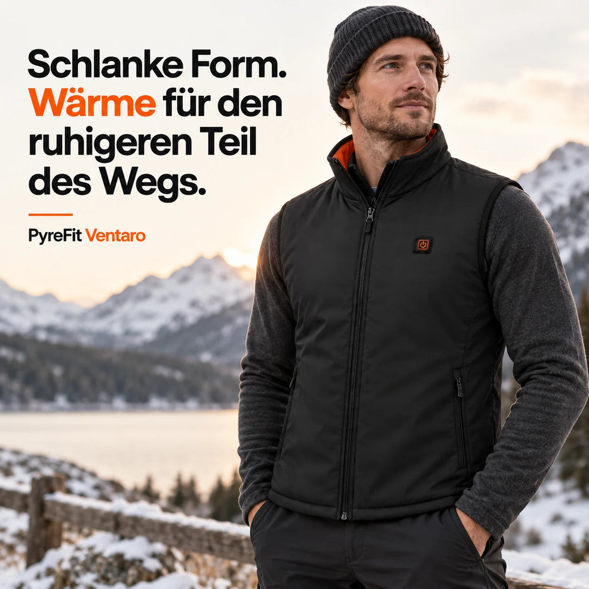 PyreFit Ventaro – Schlanke Form. Wärme für den ruhigeren Teil des Wegs.