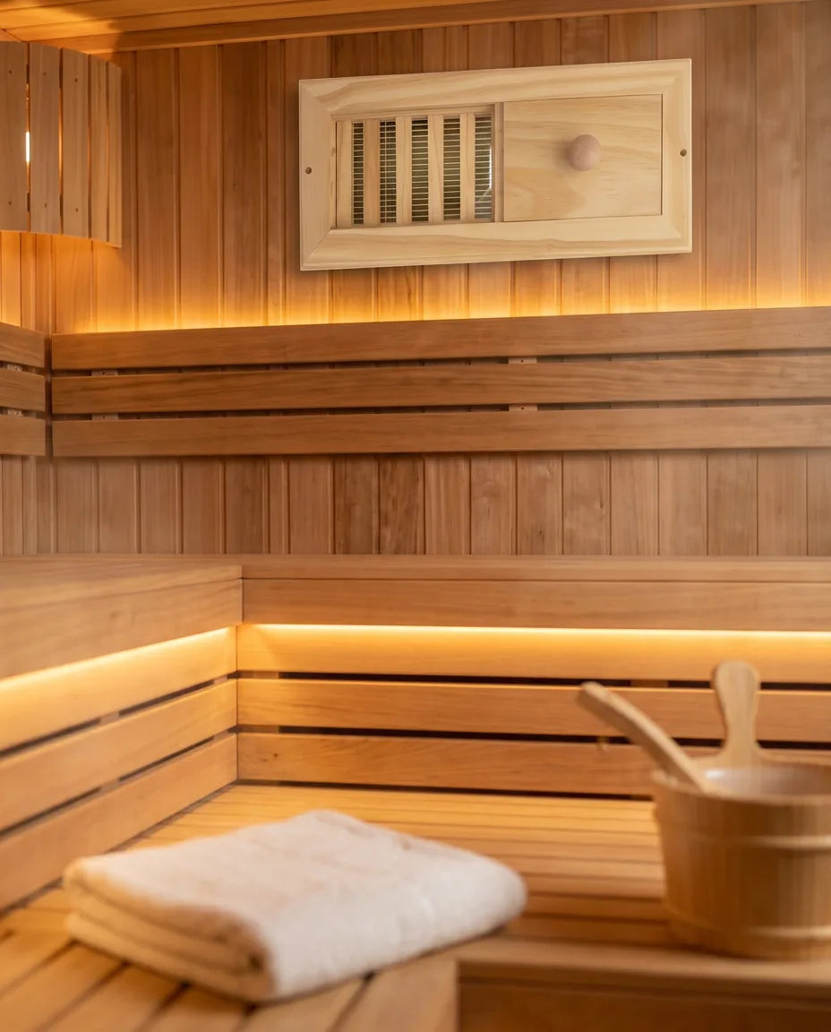 REGELN SIE, WIE IHRE SAUNA ATMET