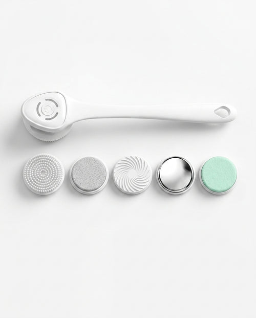 Rückenbürste mit langem Stiel – elektrisch mit abnehmbarem Handteil für die ganze Körperpflege – Produktbild 1