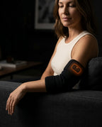 Ellenbogenbandage mit Wärme und Massage – einstellbar und kabellos – Produktbild 3