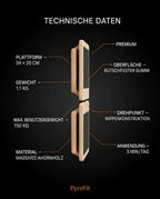 Balance Board aus Holz – Knöchel stärken und Gleichgewicht für Sport und Alltag trainieren – Produktbild 7