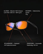 Blaulichtfilter-Brille für Gaming und Bildschirmarbeit – klarer Fokus, weniger Blendung – Produktbild 8