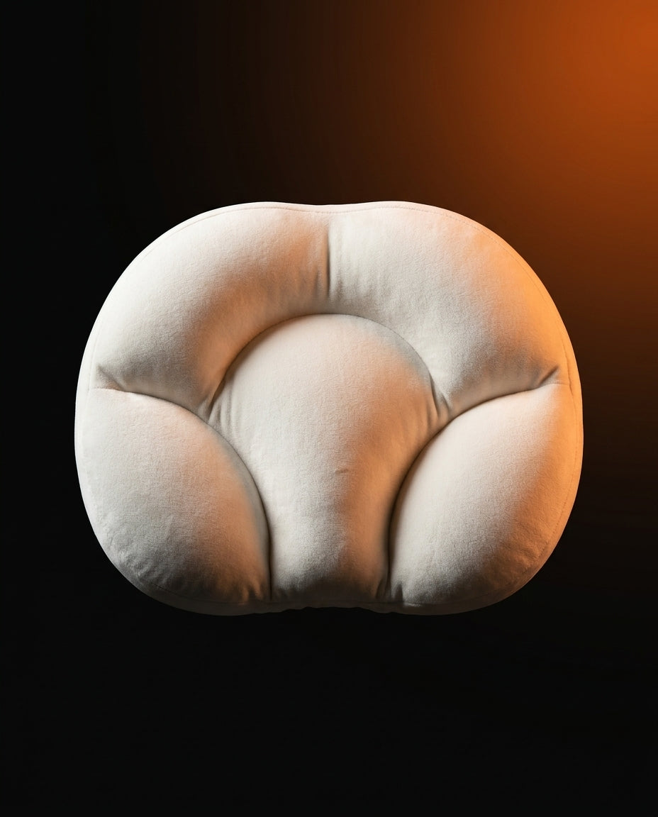 Nackenkissen in Eiform – ergonomische Stütze für Rücken- und Seitenschläfer – Produktbild 10
