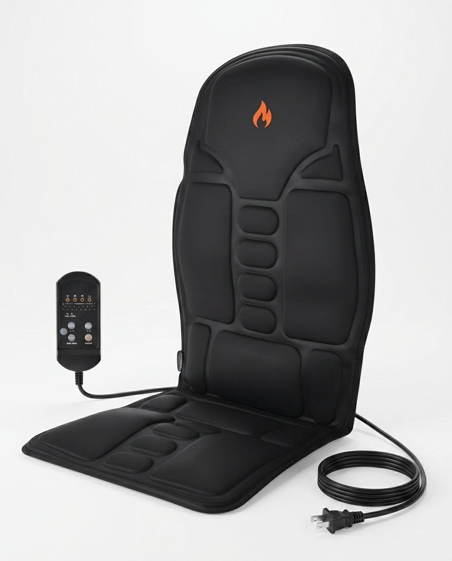 Massagekissen für Stuhl, Sofa und Auto – motorisierte Entspannung für Nacken und Rücken – Produktbild 10