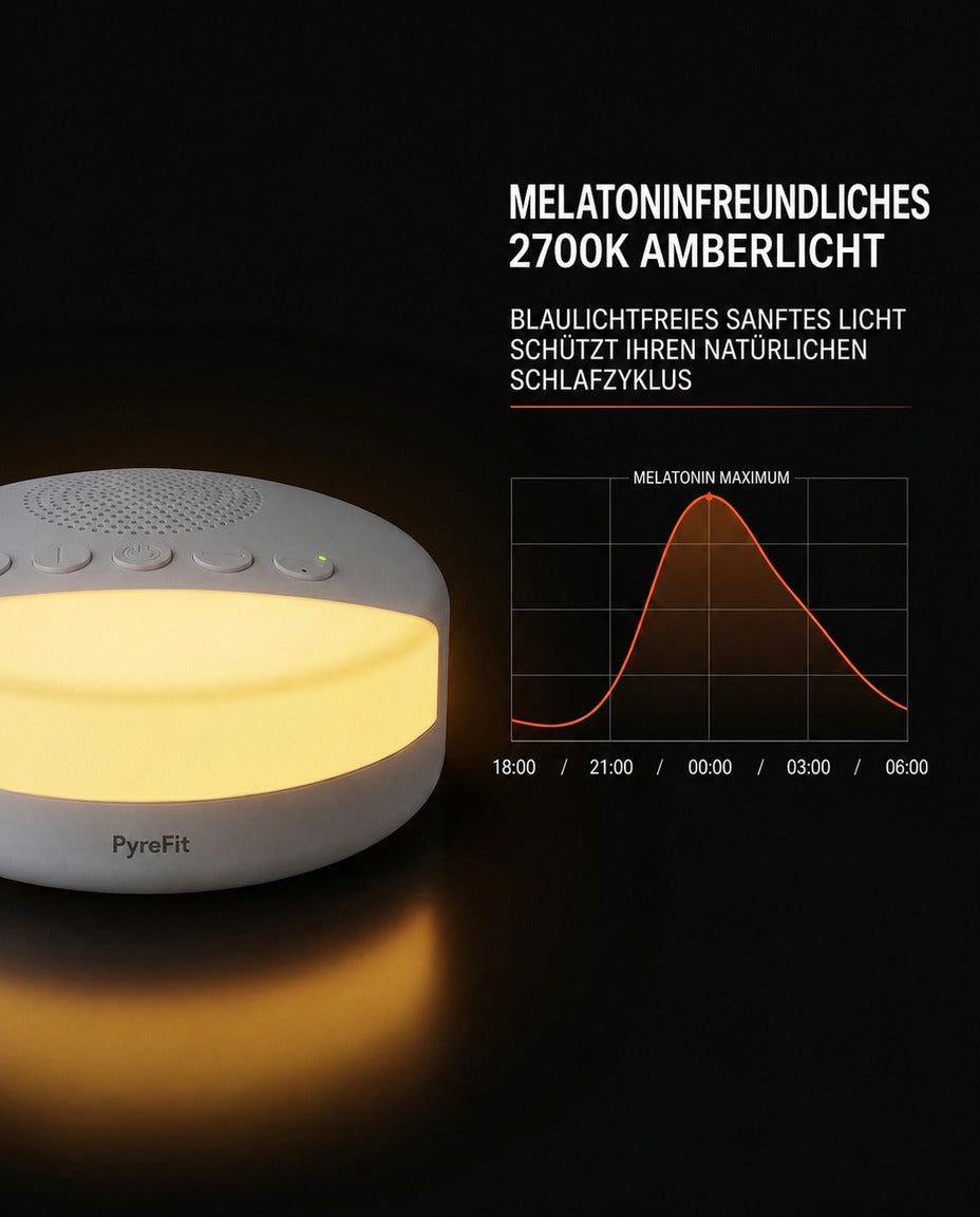 White-Noise-Machine mit Nachtlicht – ruhiger Schlaf für Babys, Kinder und Erwachsene – Produktbild 11