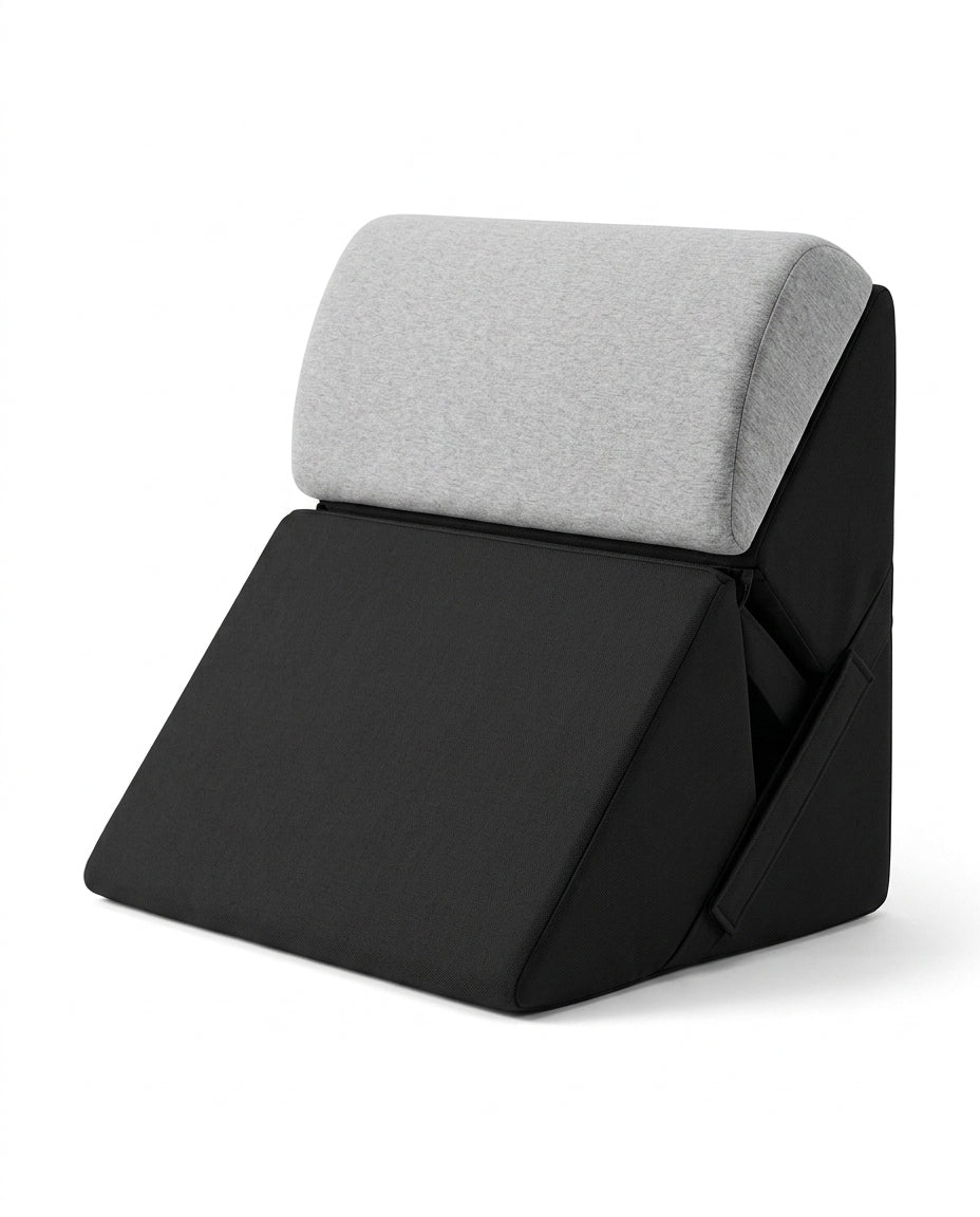Keilkissen verstellbar – aufrechte Stütze zum Lesen, Entspannen und Zurücklehnen im Bett – Produktbild 13