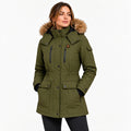 PyreFit Apexor – Beheizbarer Wintermantel für Damen – Grün
