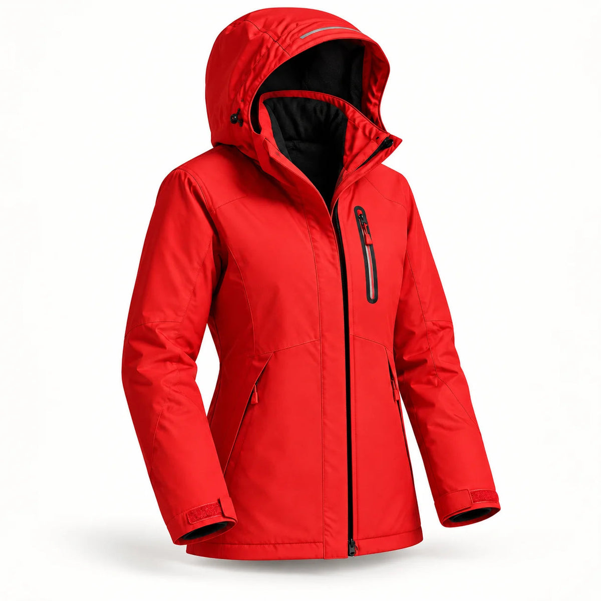 PyreFit Traverso – Beheizbarer Damenparka – Rot
