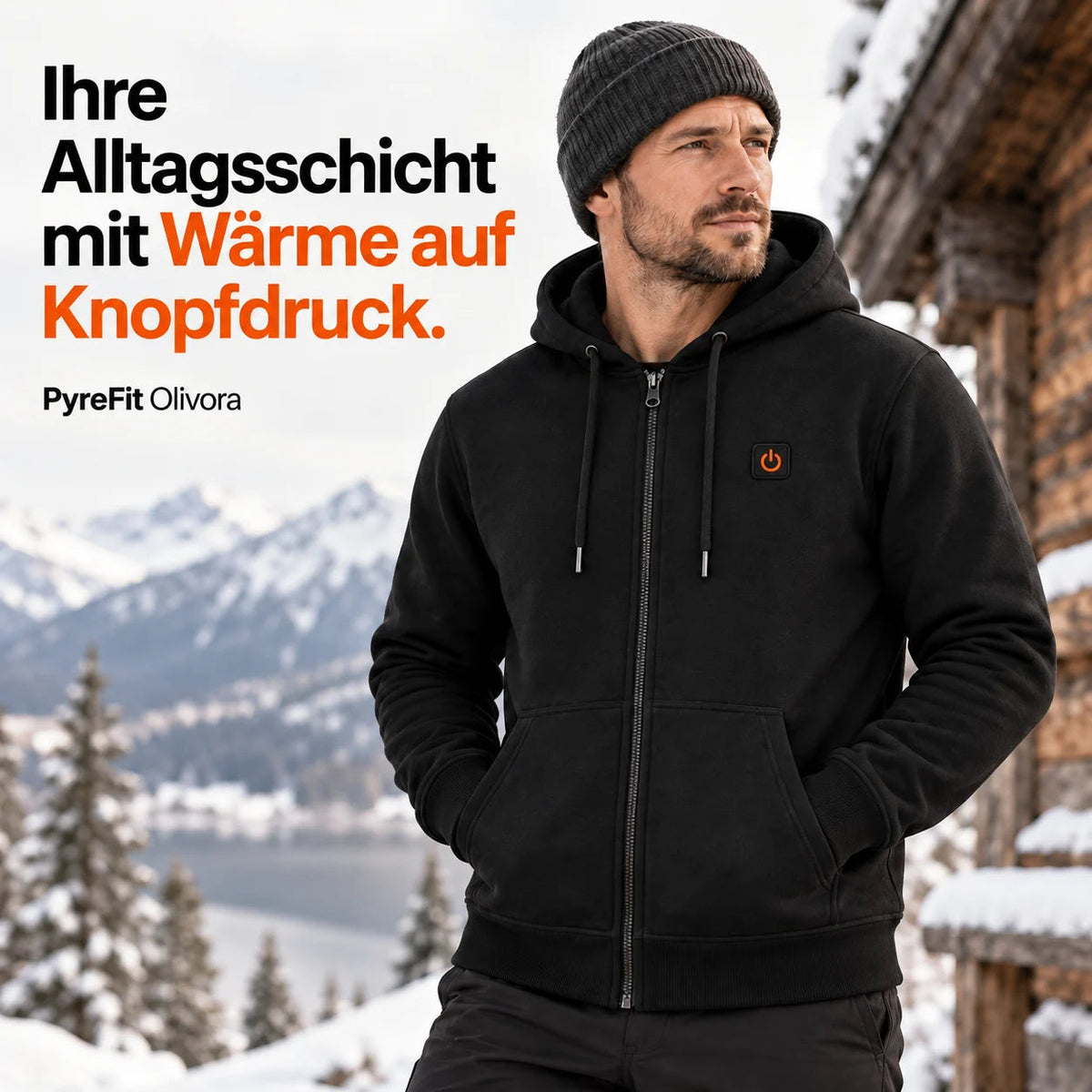 PyreFit Olivora – Ihre Alltagsschicht mit Wärme auf Knopfdruck.