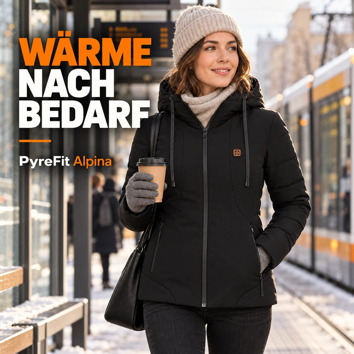 PyreFit Alpina – Straßenbahnhaltestelle