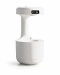 Luftbefeuchter mit Tropfeneffekt und LED-Uhr – Produktansicht 1