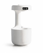 Luftbefeuchter mit Tropfeneffekt und LED-Uhr – Produktansicht 1