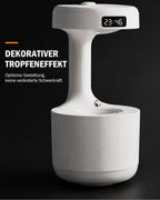 Luftbefeuchter mit Tropfeneffekt und LED-Uhr – Produktansicht 5