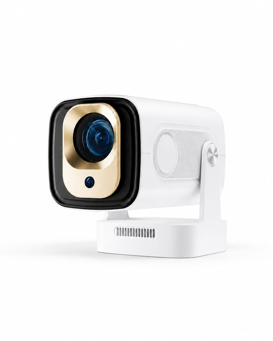 Mini Beamer mit Full HD und Autofokus – bequem per Gyro-Fernbedienung bedienen