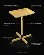Kosmetikwagen höhenverstellbar mit Rollen – Beauty-Tools immer griffbereit – Produktbild 10