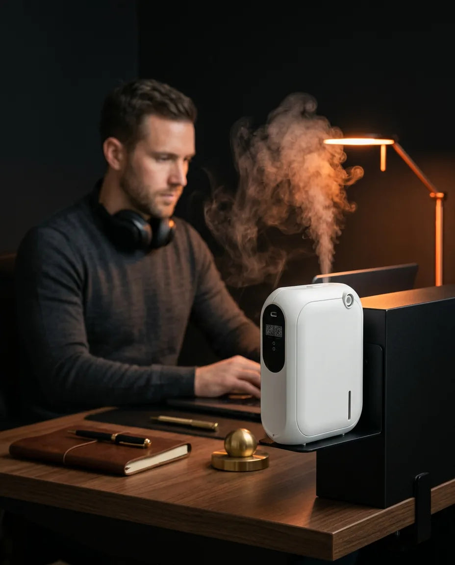 Aroma Diffuser mit App-Steuerung – feiner Nebel und sanftes Licht für ätherische Öle – Produktbild 10