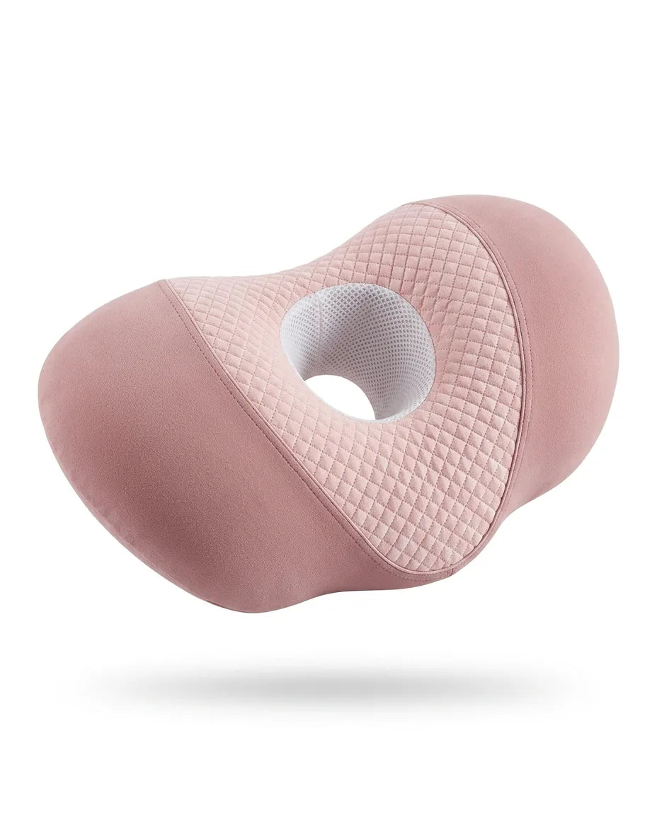 Seitenschläferkissen mit Ohraussparung – Memory Foam für druckfreie Ohren – Produktbild 11