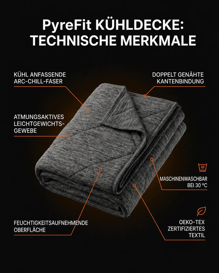 Kühldecke leicht und atmungsaktiv – Sommerdecke für heisse Nächte – Produktbild 8