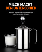Manueller Milchaufschäumer aus Edelstahl – Produktansicht 10