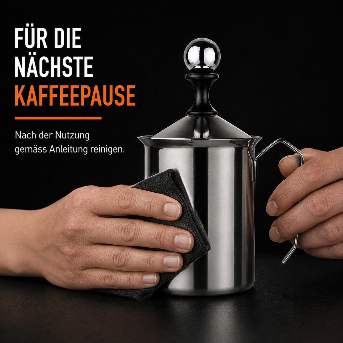Manueller Milchaufschäumer – Pflege nach der Kaffeepause