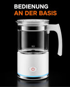 Milchaufschäumer mit Glasgefäss und Basis – Produktbild 4
