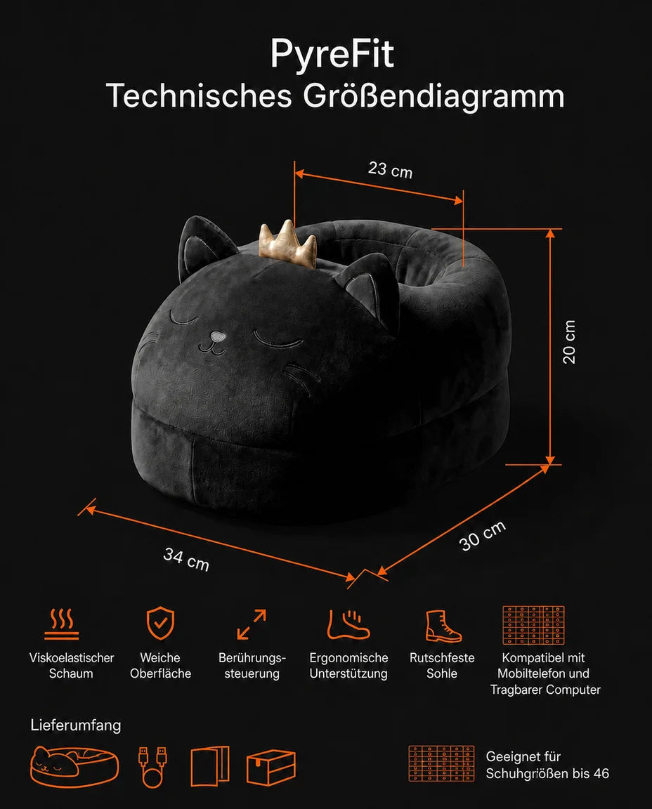 Fusswärmer mit Massage und Sherpa-Fütterung – wohlige Wärme für beide Füsse – Produktbild 9