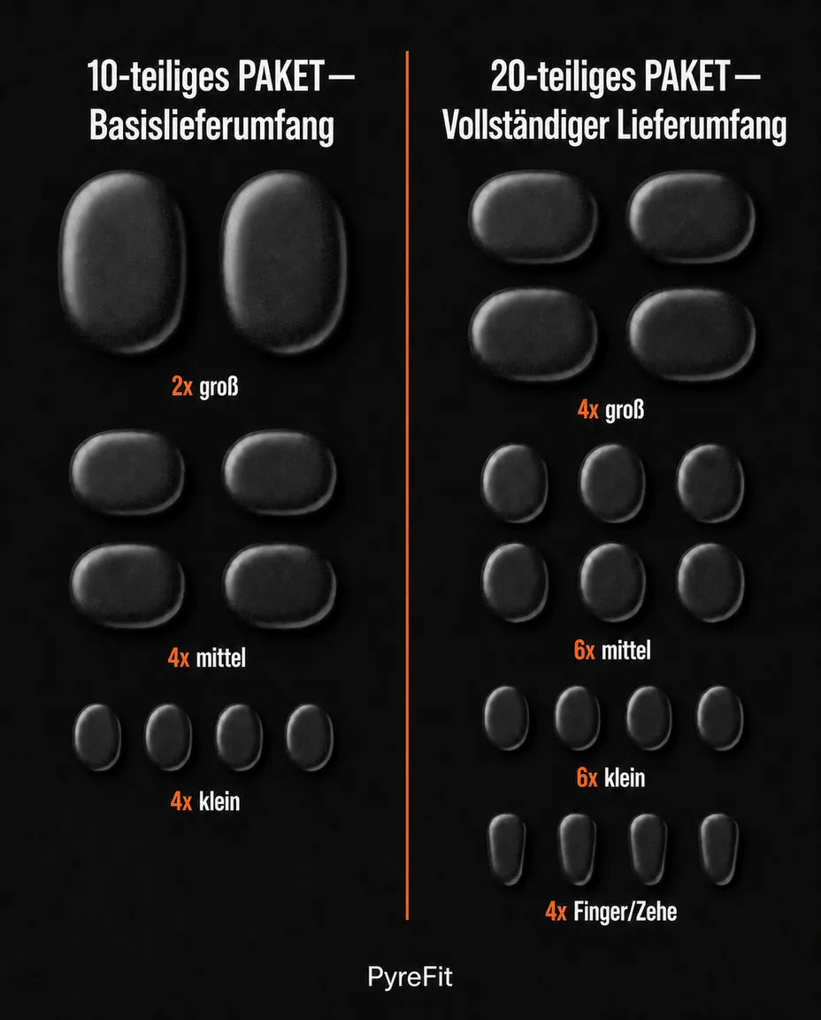Hot-Stone-Massage-Set mit Natursteinen – Wärmemassage für einen Spa-Abend zuhause – Produktbild 7