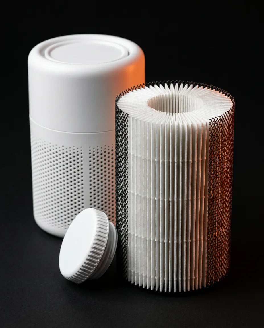 Luftreiniger mit HEPA-Filter für den Schreibtisch – leise gegen Staub und Pollen – Produktbild 6
