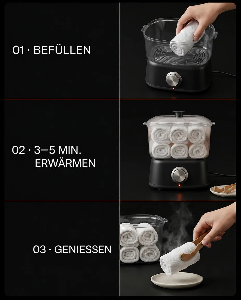 Handtuchwärmer im Kompaktformat – warme Handtücher direkt nach der Dusche – Produktbild 9