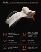 Nackenstützkissen aus Memory Foam – Kontur mit Seitenflügeln für Rücken- und Seitenschläfer – Produktbild 7