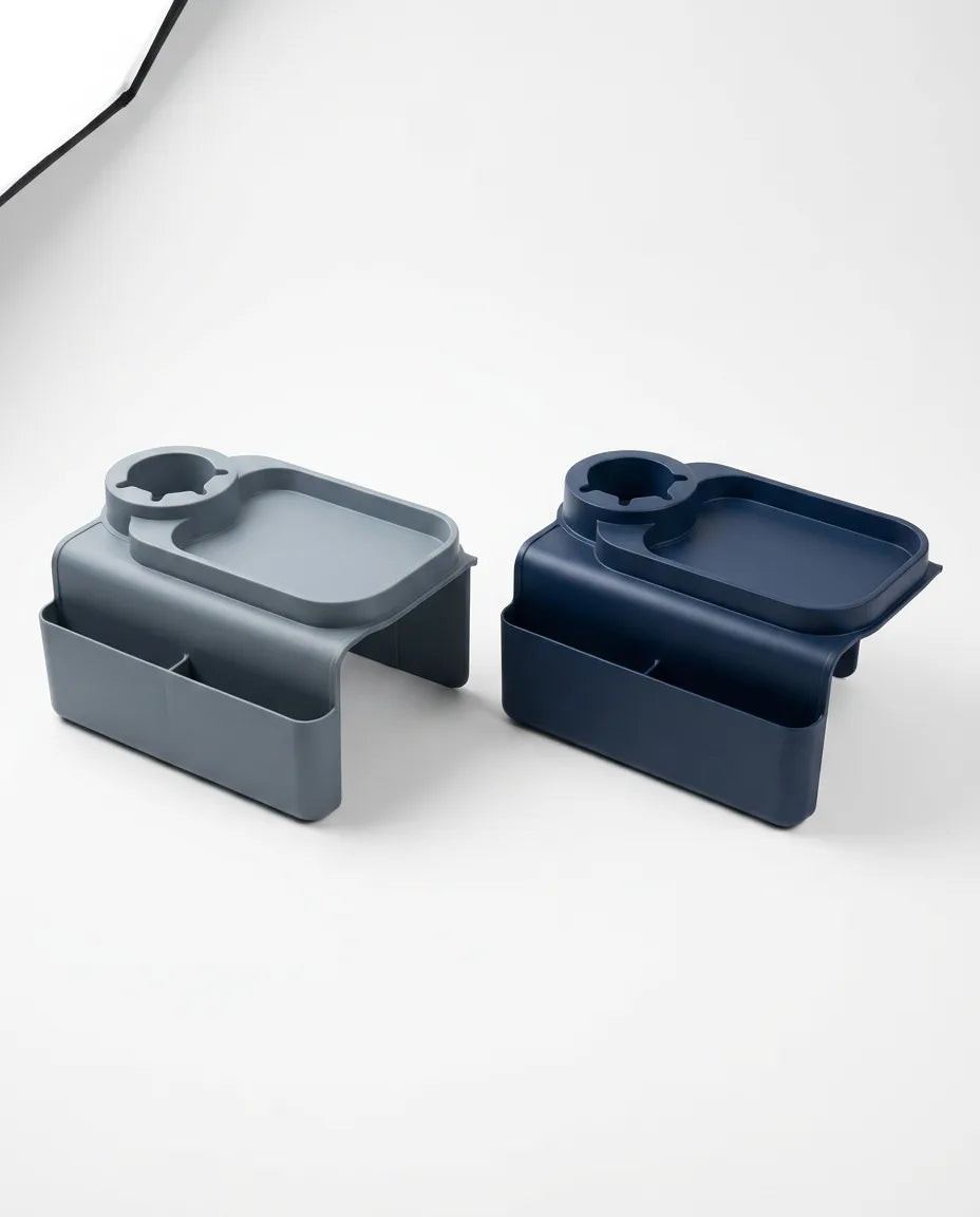 Sofa-Organizer für die Armlehne – mit Getränkehalter und Fächern für Fernbedienung – Produktbild 9