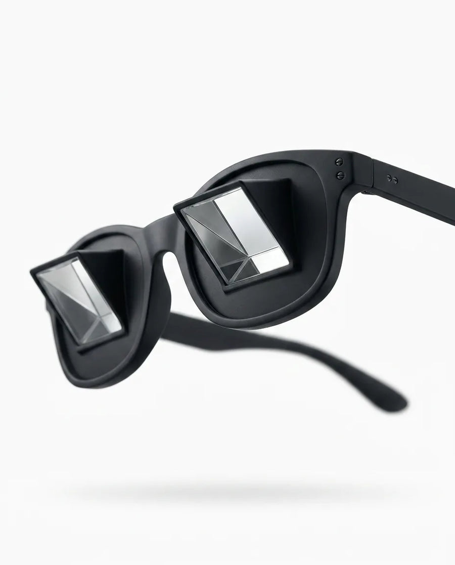 Prismenbrille zum Lesen im Liegen – freihändig Buch, Handy und TV betrachten