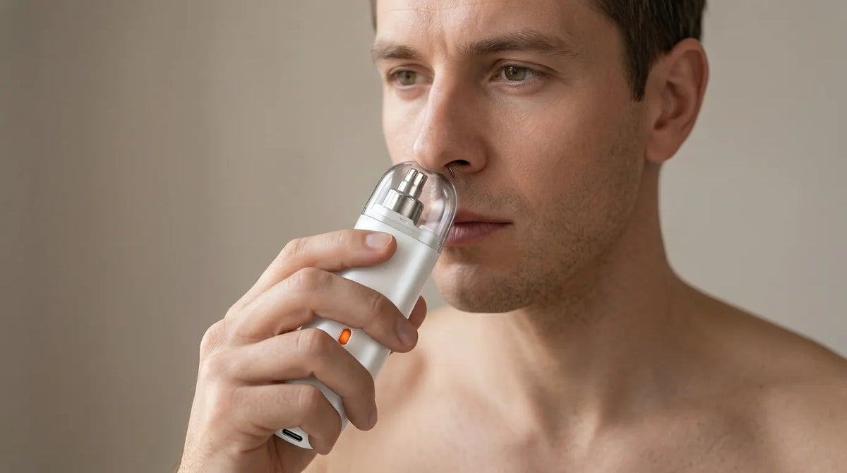 Nasenhaartrimmer mit LED-Anzeige – kabellose Präzision für Nase und Ohren – Produktbild 9