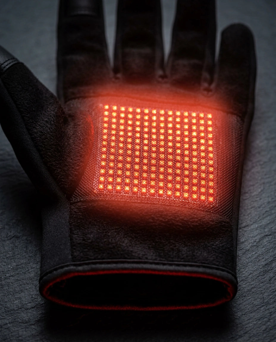 Beheizbare Handschuhe mit Rotlicht – wohlige Wärme für müde Hände – Produktbild 5