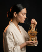 Räucherstäbchenhalter zum Aufhängen – kunstvolles Gefäss für Meditation und Yoga – Produktbild 3