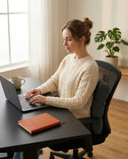 Lendenkissen mit Sherpa-Bezug – Rückenstütze für Büro, Sofa und Bett – Produktbild 2