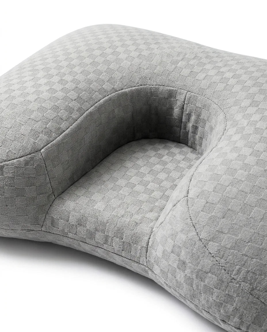 Seitenschläferkissen mit Ohraussparung – ergonomische Stütze für Nacken und Arm – Produktbild 7
