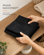 Schwarze Leggings mit Fleece-Innenseite – Produktansicht 9