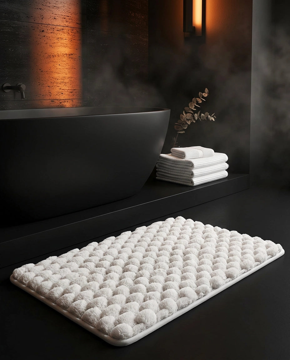 Badematte aus Memory-Schaum – weiche, rutschfeste und saugstarke Matte fürs Bad – Produktbild 11