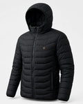 Beheizbare Jacke mit mehreren Heizzonen – USB-Wärme und abnehmbare Kapuze für den Winter – Produktbild 7