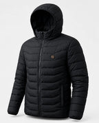 Beheizbare Jacke mit mehreren Heizzonen – USB-Wärme und abnehmbare Kapuze für den Winter – Produktbild 7