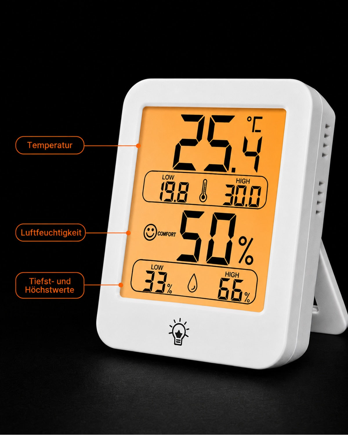 Thermo-Hygrometer YZ6054 – Produktansicht 4