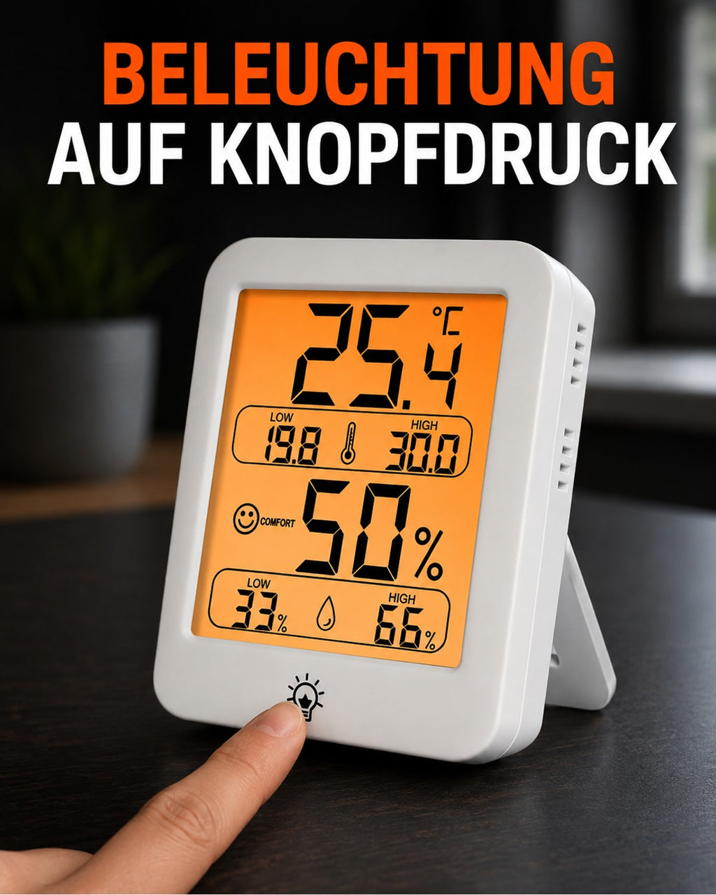 Thermo-Hygrometer YZ6054 – Produktansicht 5