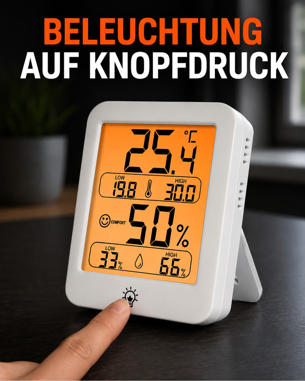 Thermo-Hygrometer YZ6054 – Produktansicht 5