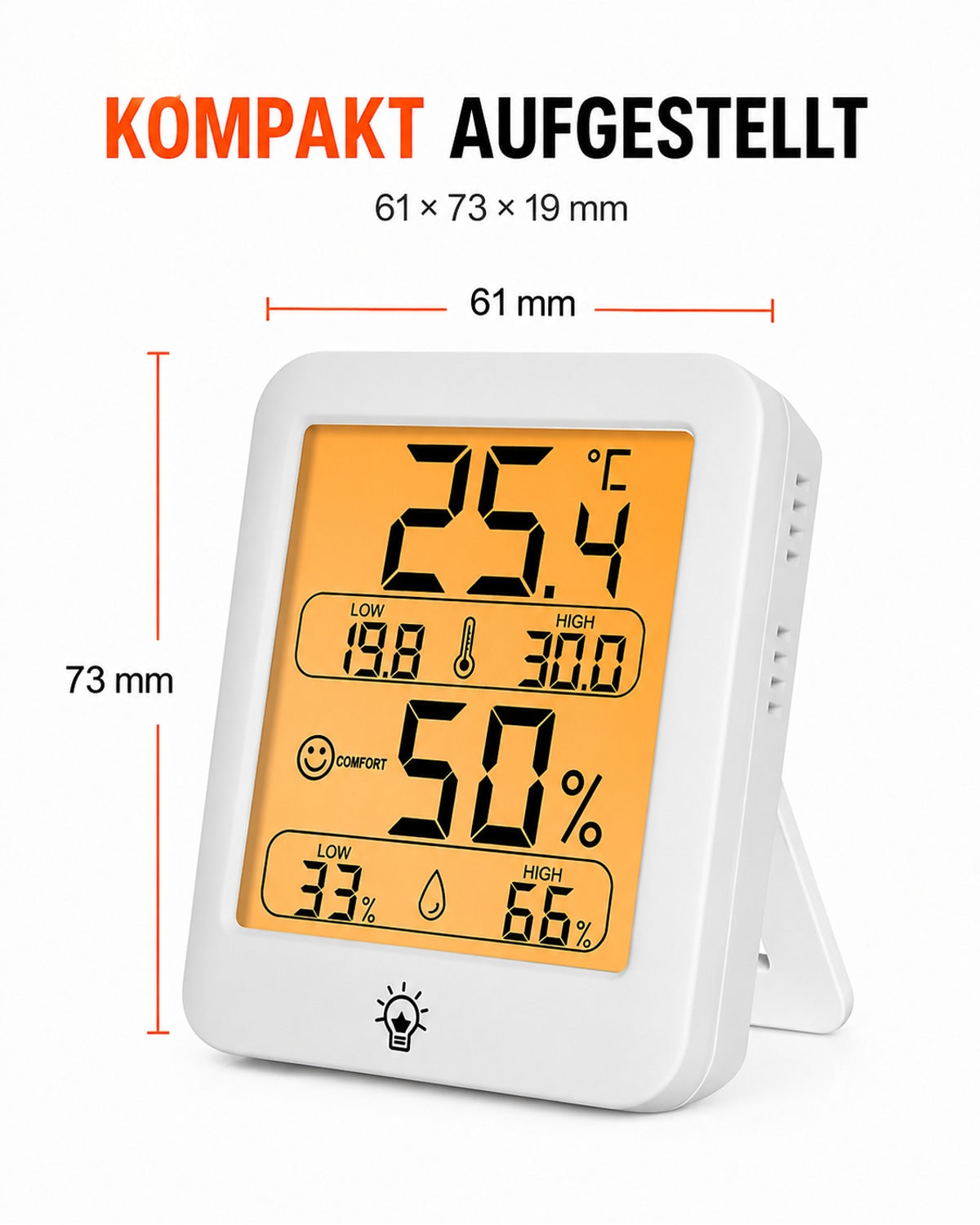Thermo-Hygrometer YZ6054 – Produktansicht 8