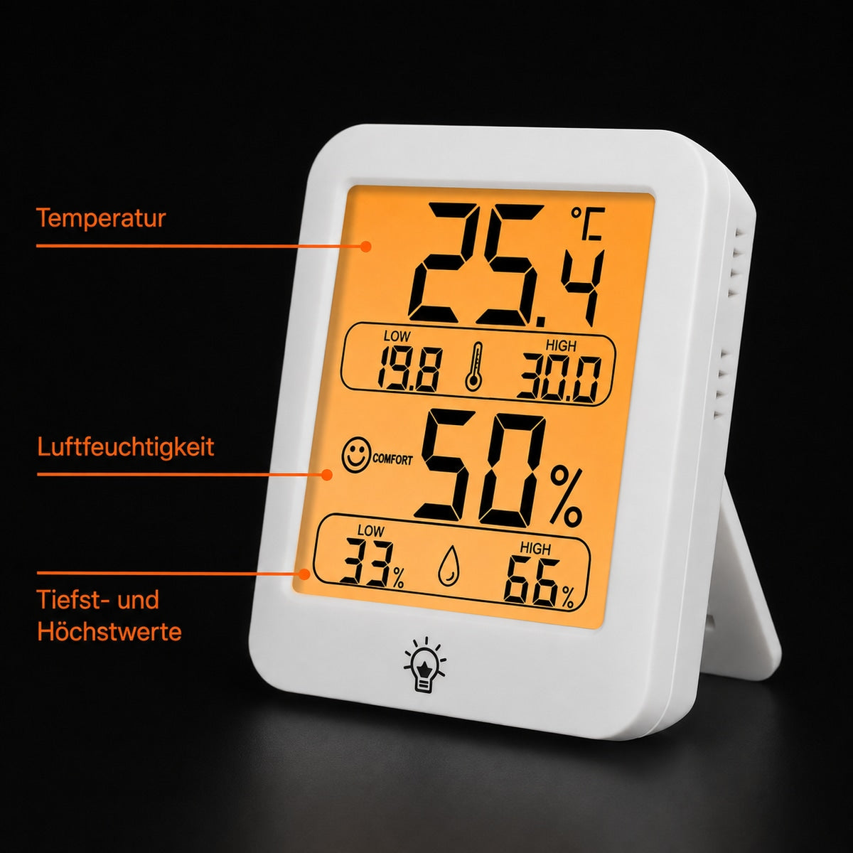 Thermo-Hygrometer YZ6054 – Detail 2