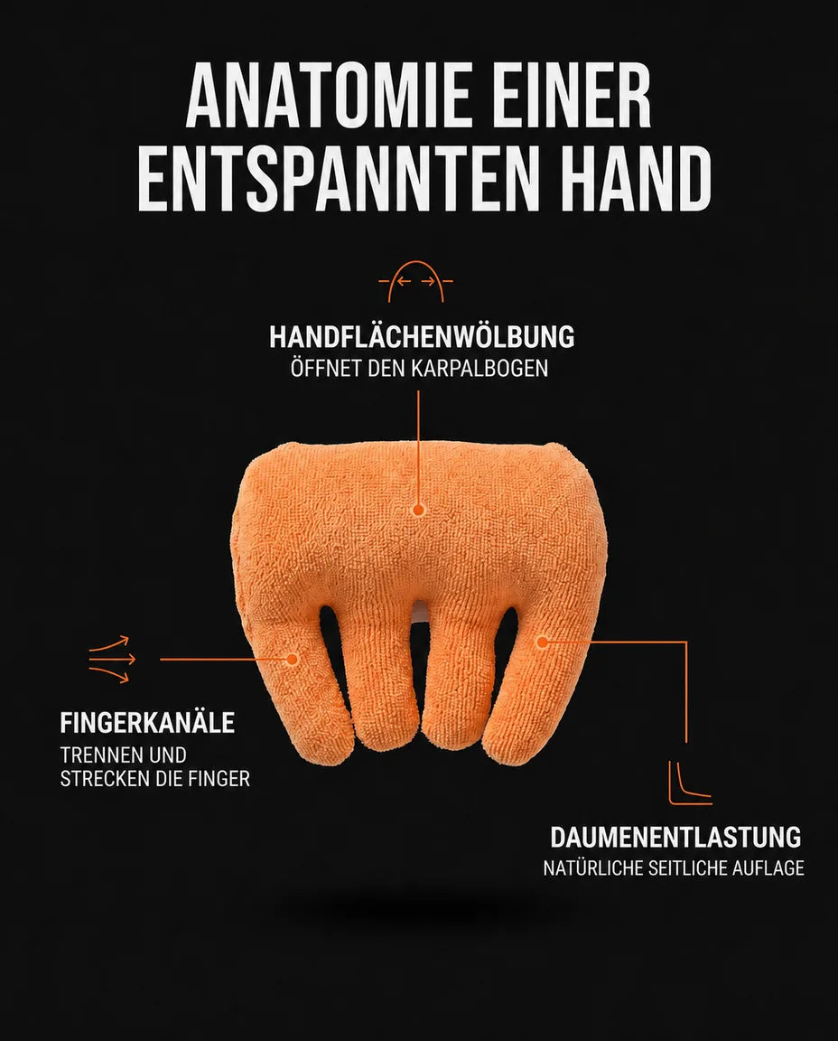 Anatomie einer entspannten Hand