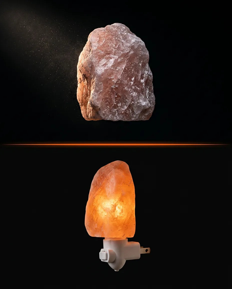 Handgeschürftes rosa Salz, 250 Millionen Jahre in der Entstehung