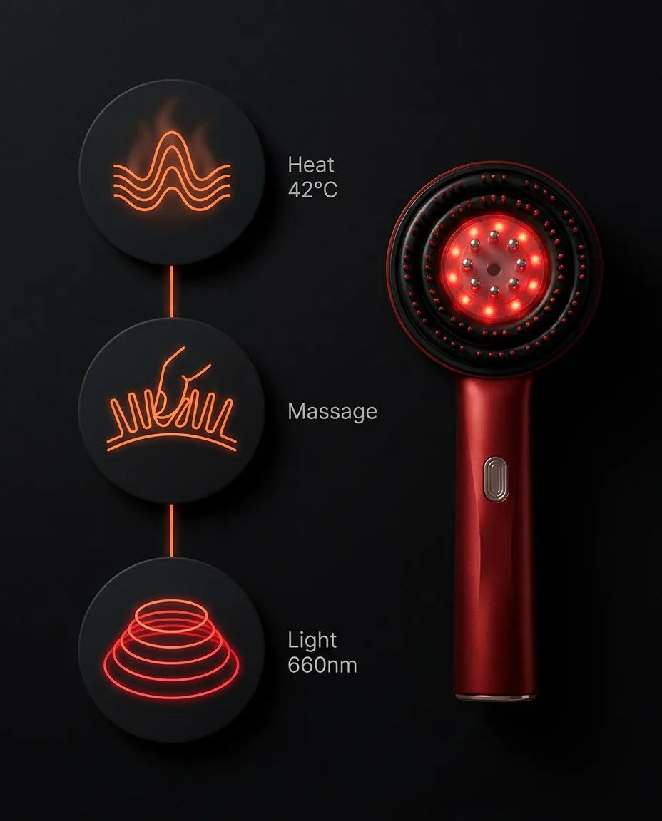 Wärme + Massage + Licht — Ein Ritual aus drei Signalen